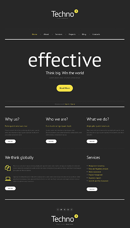 Black WordPress Themes