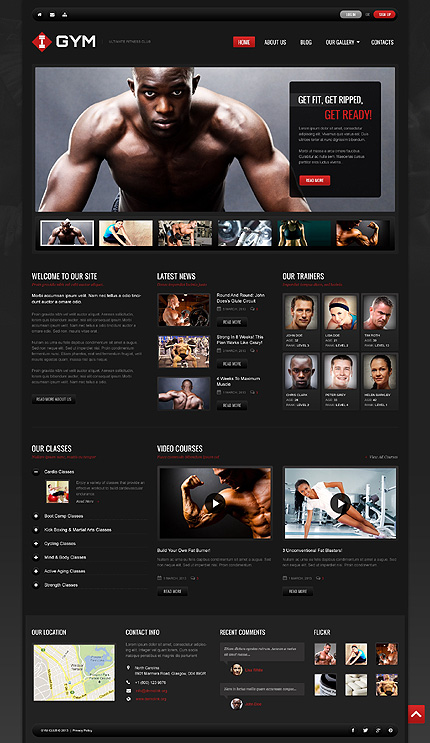 Bootstrap Cherry Framework Responsive WordPress Theme