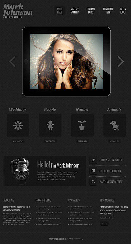 Black WordPress Themes