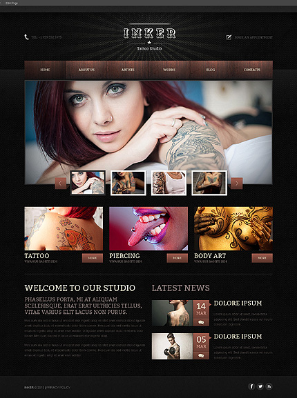 Black WordPress Themes