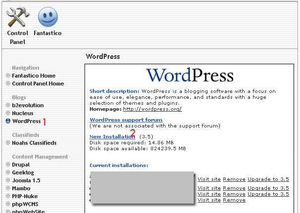 how to install wordpress