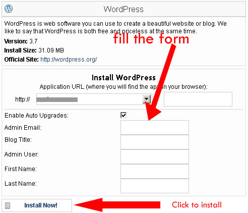 how to install wordpress