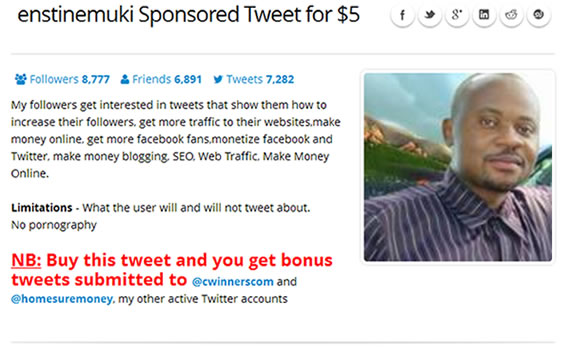 how to make money on twitter