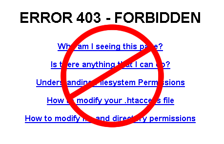 Create Custom 403 Forbidden Error Page with no Plugin