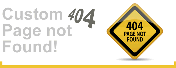 custom 404 page not found error message
