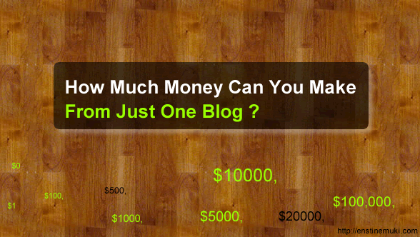 How much money can you make with a blog