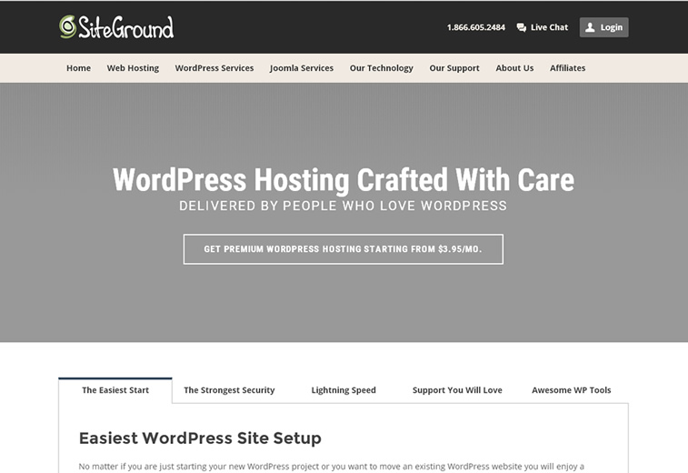 siteground managed wp hosting