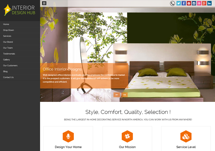 WordPress Theme For Interior Design