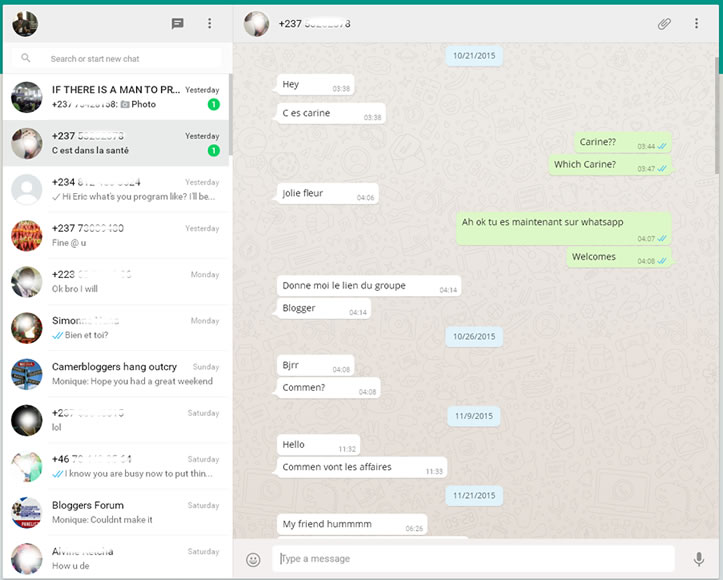 WhatsApp Web Version