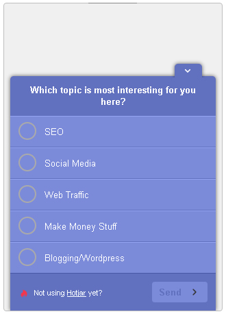 polls to know what readers want