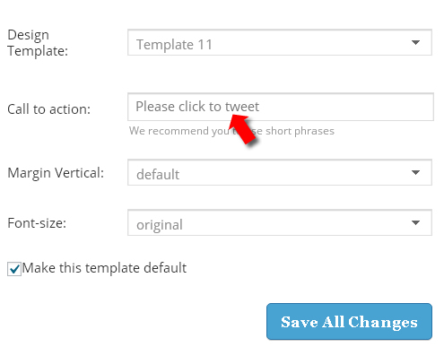 tweetdis box settings