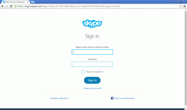 skype web version