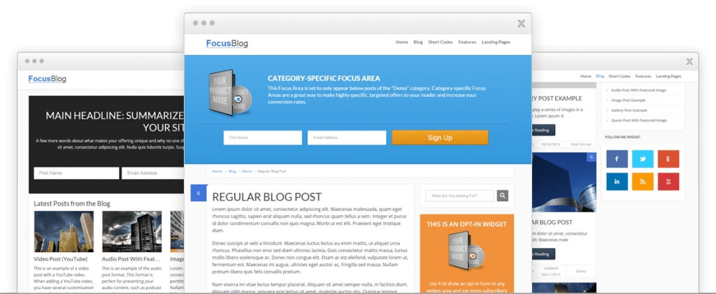 forcusblog theme review