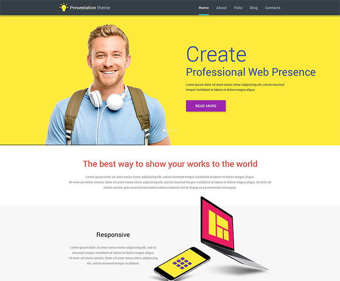 Web Design WP Template