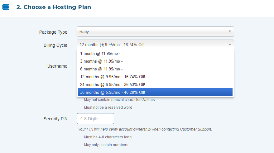 self hosted blog hosting plan