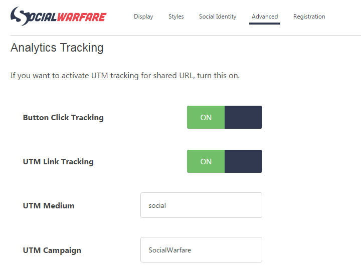 social warfare tracking