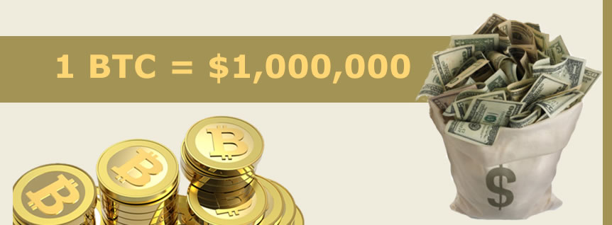 1 million per bitcoin