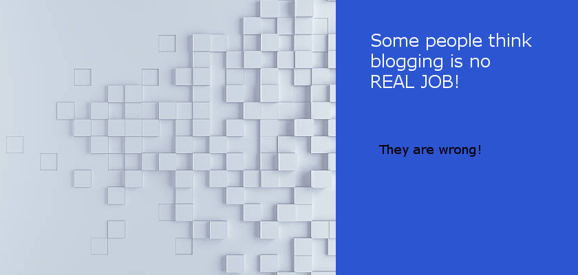 blogging is a real job