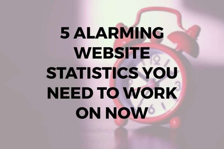 5 Alarming Website Statistics You Need to Work on Now