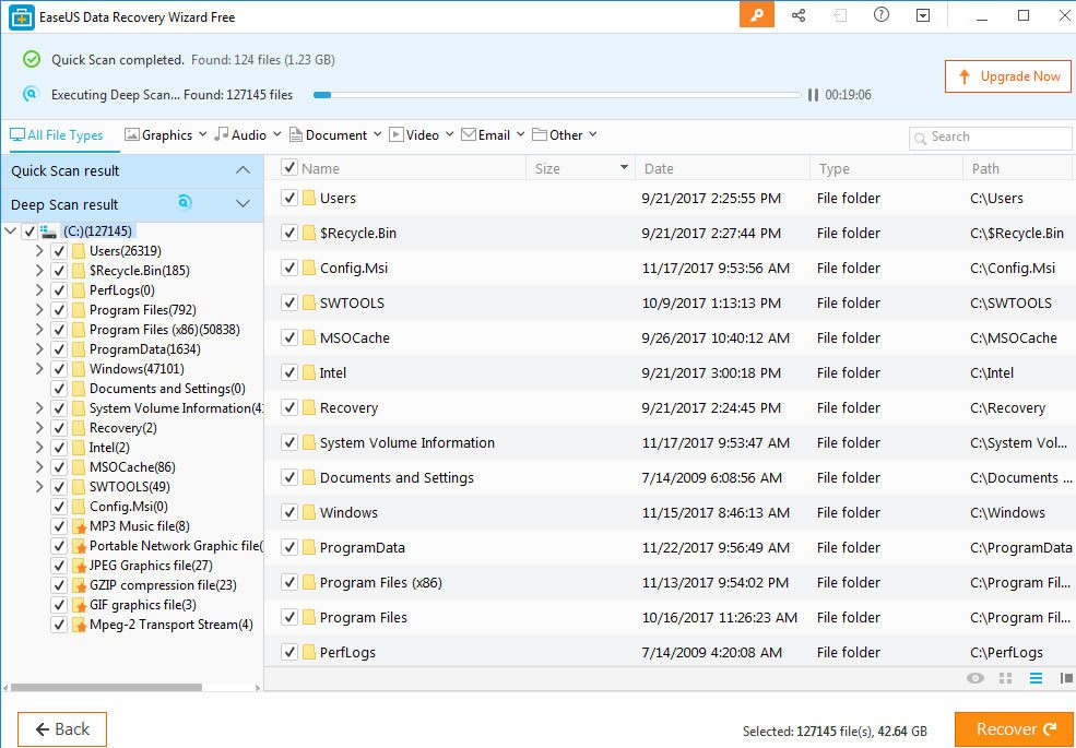 How to recover deleted files quick with EaseUS free data recovery software!