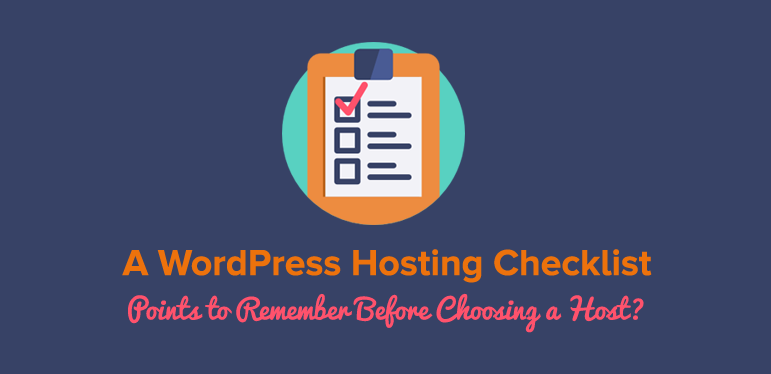 WordPress Hosting Checklist