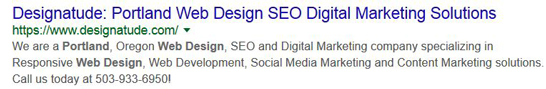 portland web design and seo