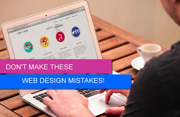 web design mistakes featured