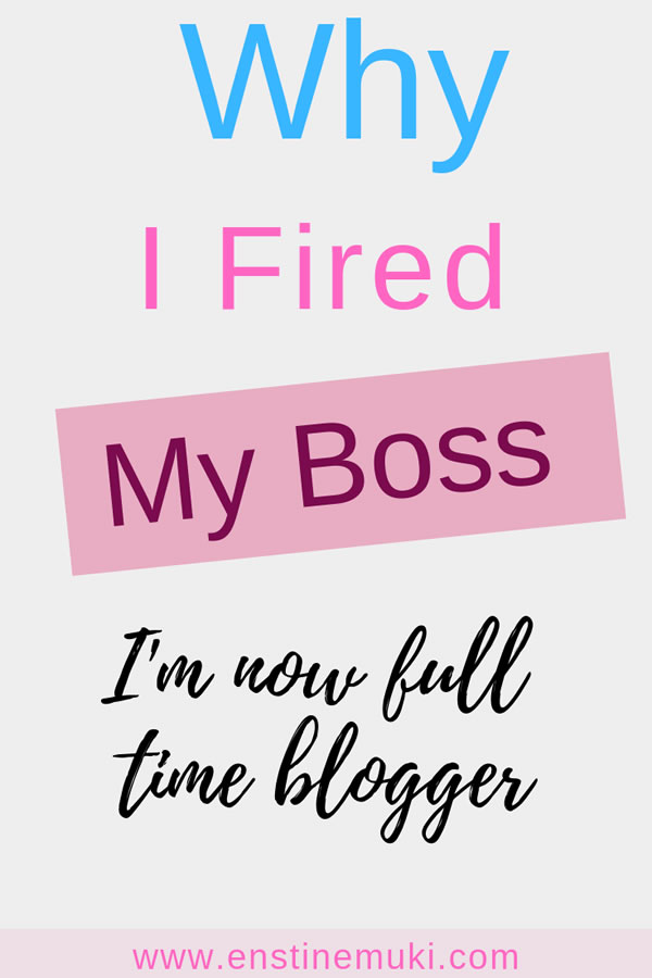 why I fired my boss