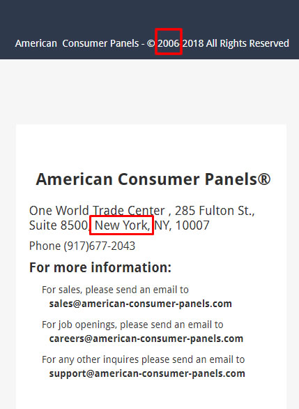 American Consumer Panels review