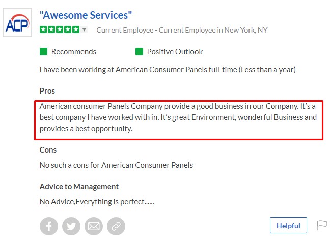 American Consumer Panels review