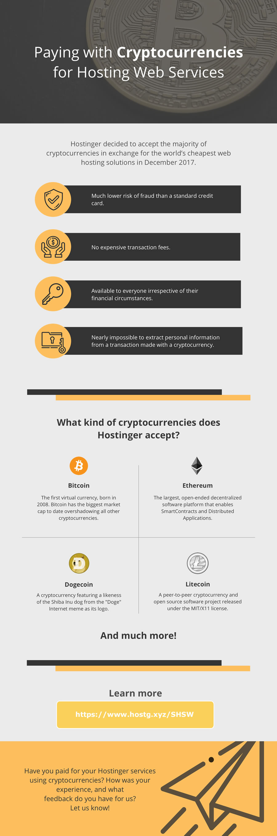 How to buy WordPress hosting with bitcoin