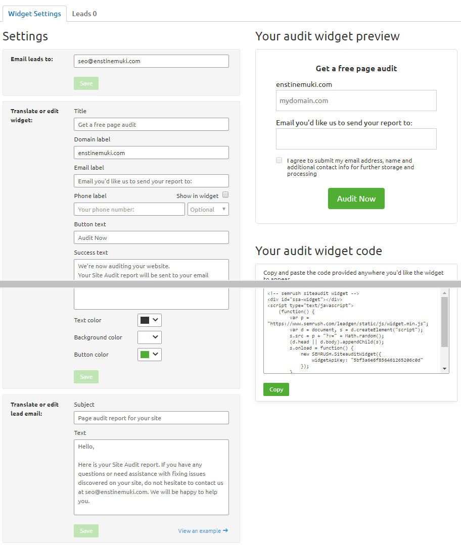 Lead Generation Tool