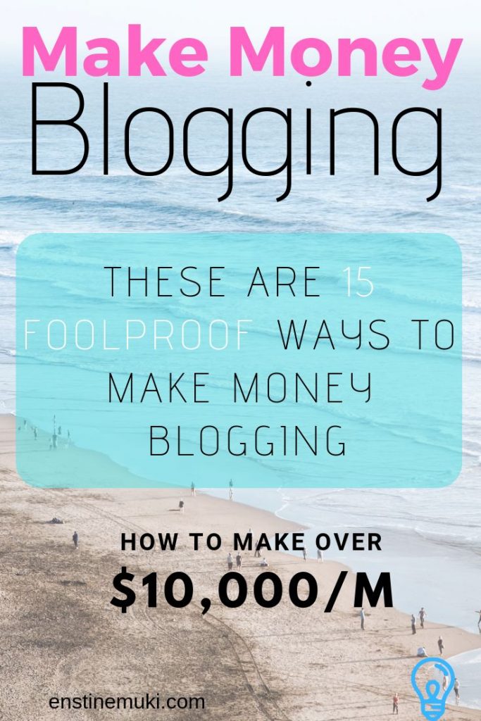 bloggers make money blogging