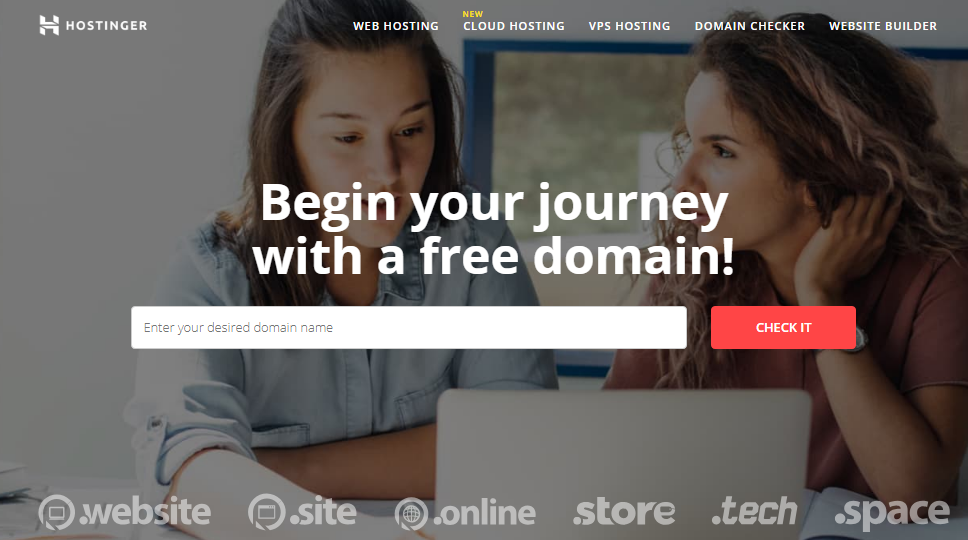 Free .com domain for life