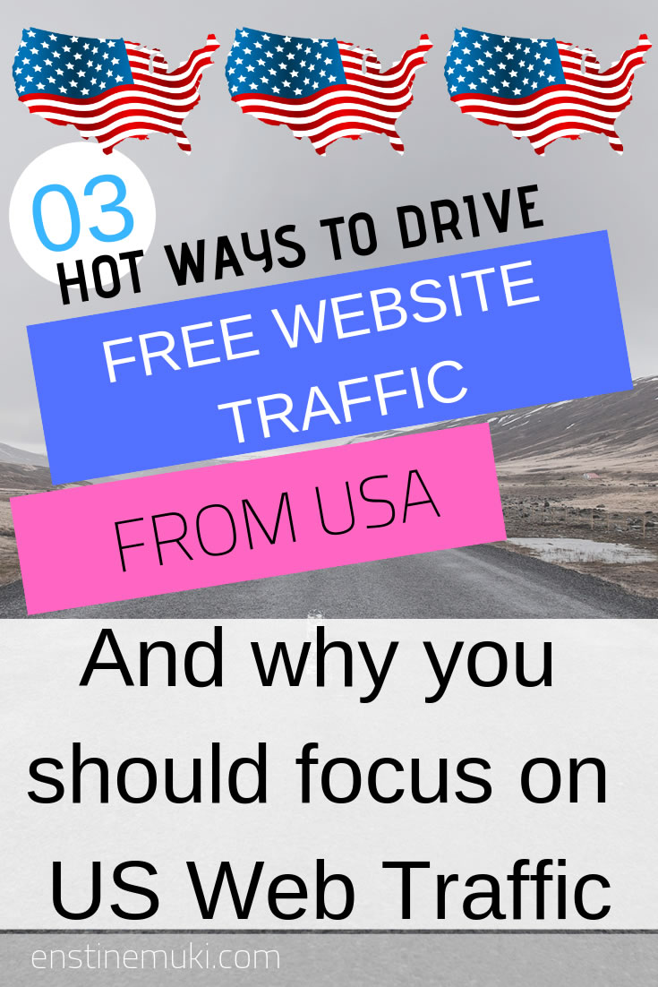 drive traffic from united states of A