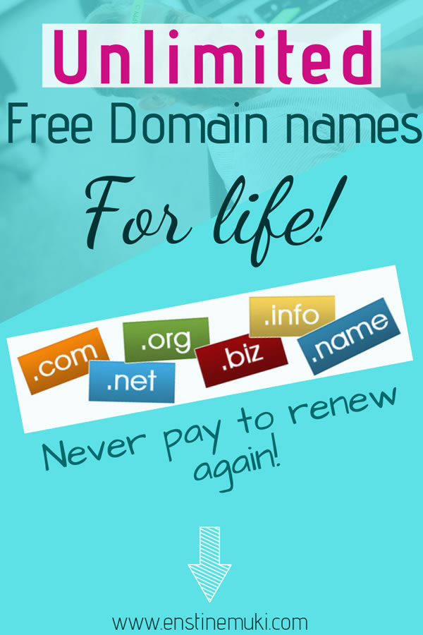 unlimited free domain name for life