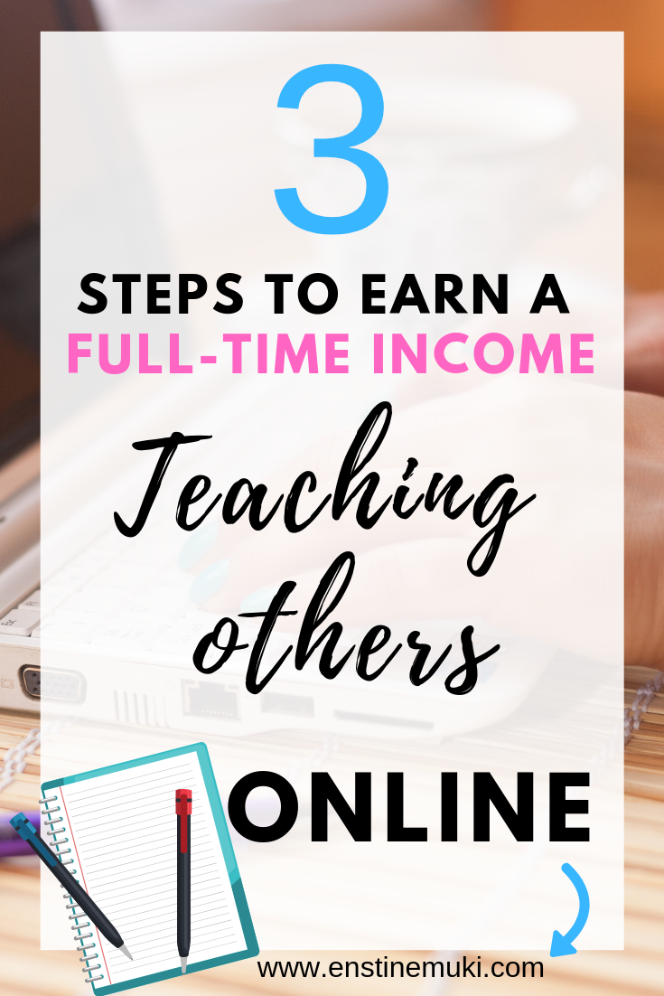 You can earn a full time income online just by teaching others what you do best. Mary Fernandez in this post shows us in 3 steps how to monetize your passion online