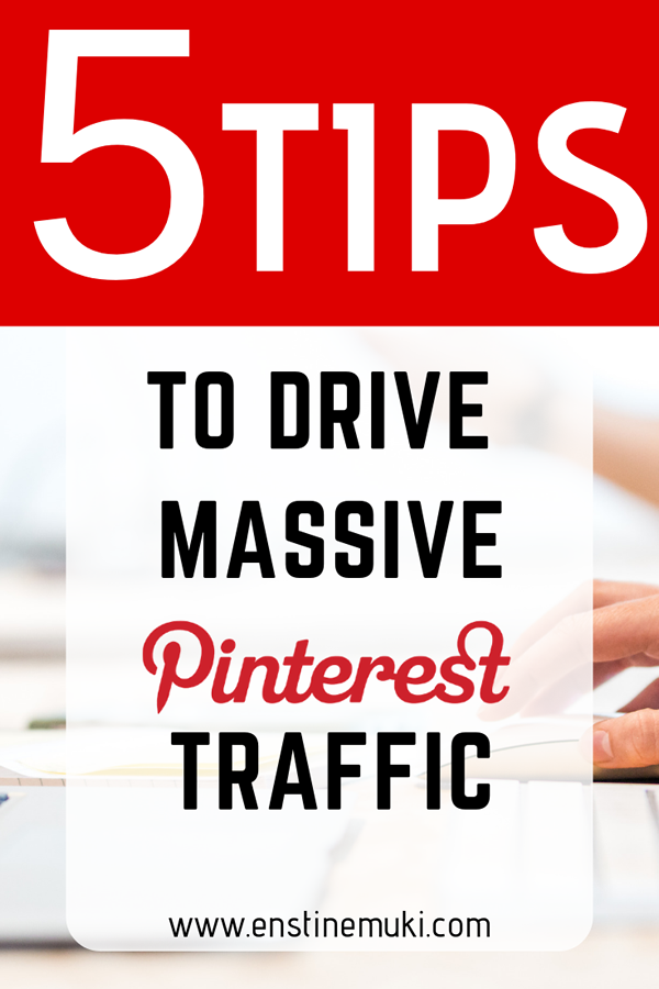 Pinterest is a huge source of traffic but things must be done correctly. Here are 5 tips on how to drive blog traffic with pinterest