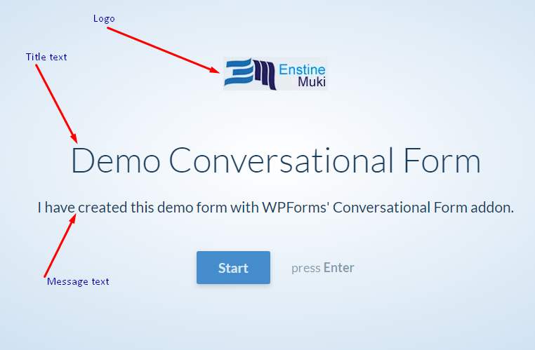 conversational form demo