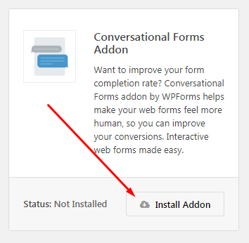 install conversational form addon