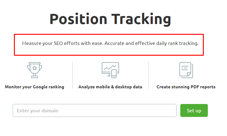 search SERP tracker