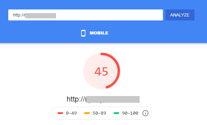 mobile site friendliness