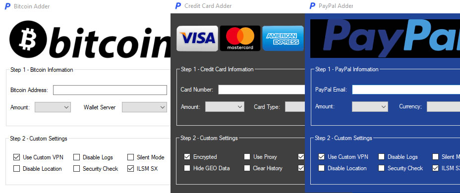 paypal money adder credit card money adder bitcoin money adder