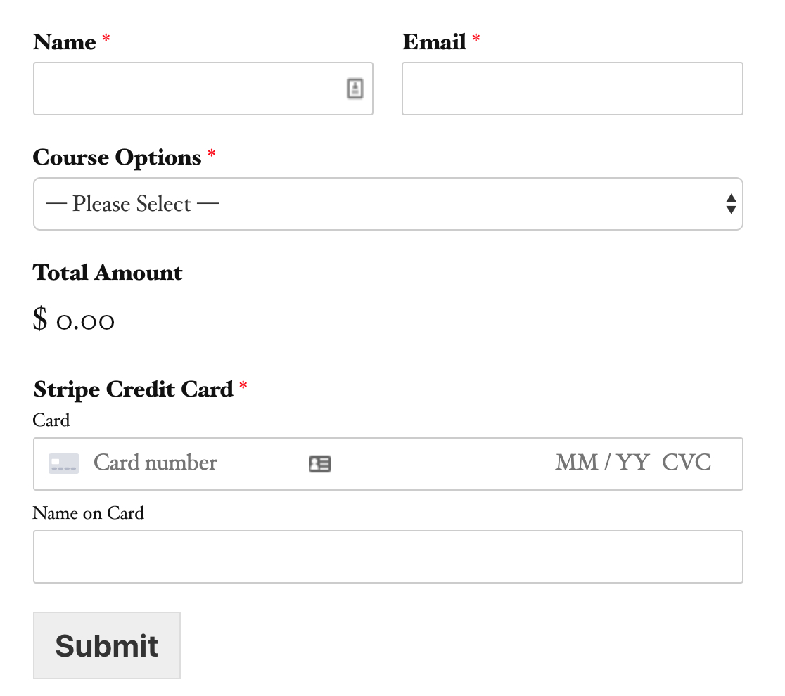 Connect Stripe With WordPress Payment