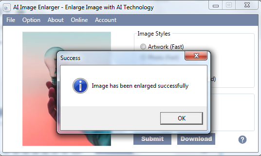 ai image enlarger for windows