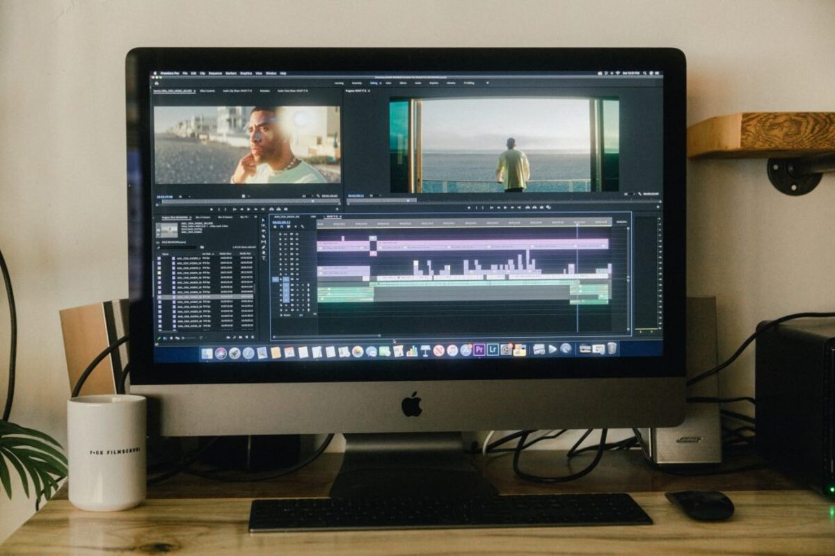 Video editor open on Mac