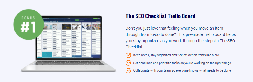 The SEO Checklist Trello Board