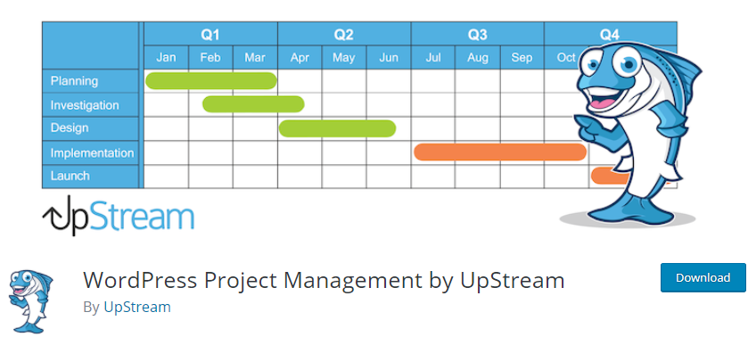 WordPress Project Management by UpStream
