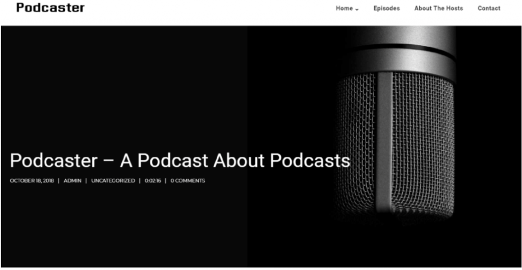 Podcaster example image