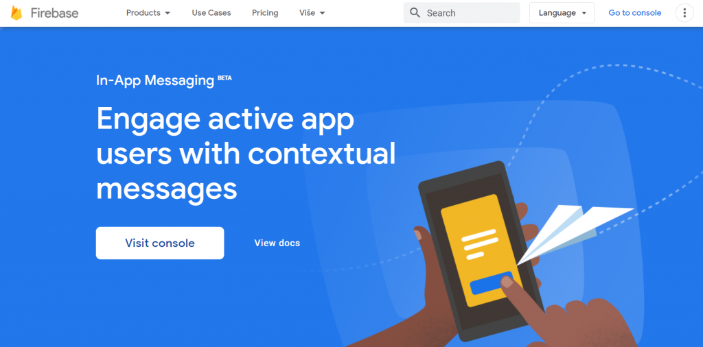 Firebase homepage